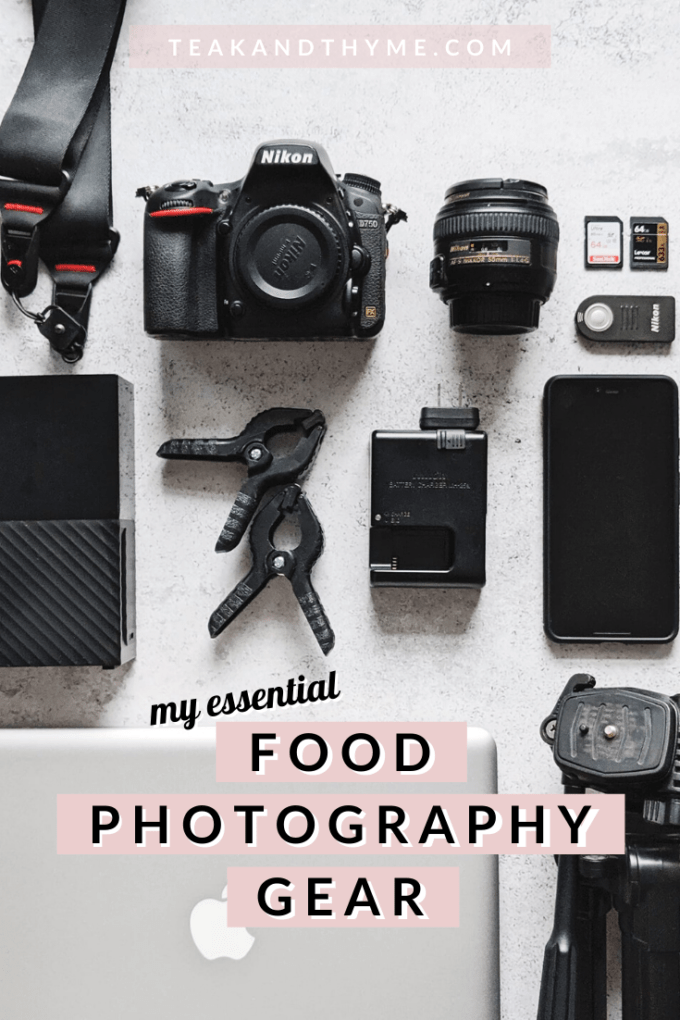 Flatlay of cameras and photography gear