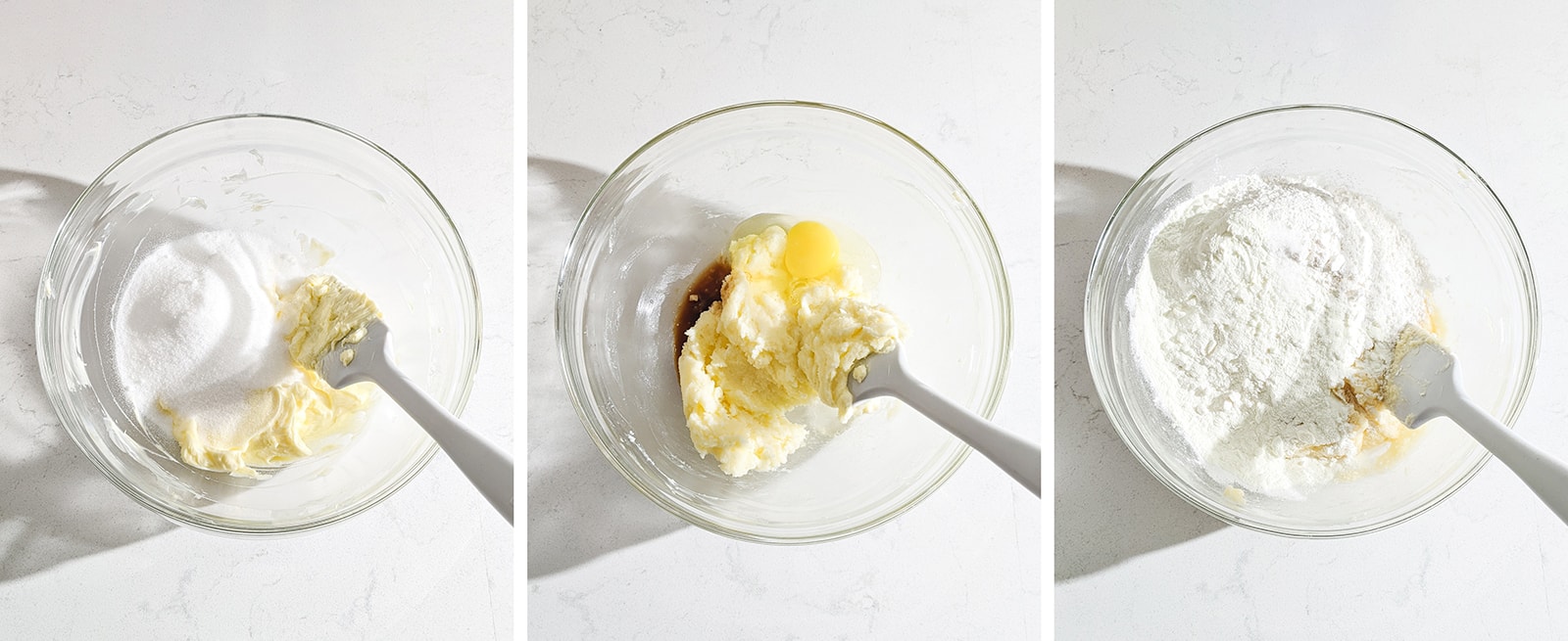 Mixing ingredients for crust topping in a bowl.